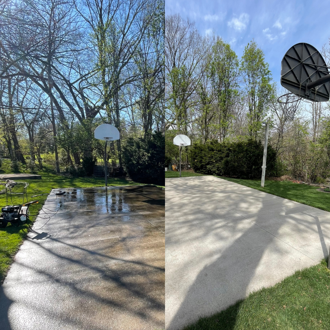 Sealed concrete in Kansas City suburb